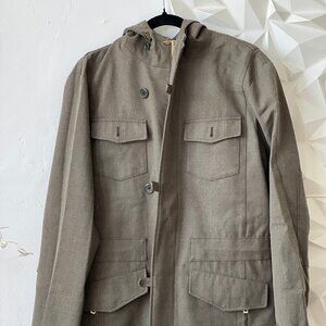 HUGO by Hugo Boss Baxter-LI Military Field Jacket Olive Green Size L